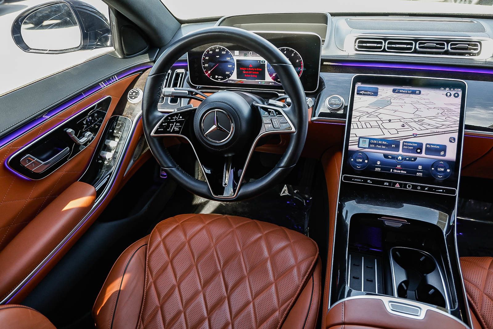 Certified 2022 Mercedes-Benz S 580 4MATIC Sedan w/ Rear Seat Package image 14
