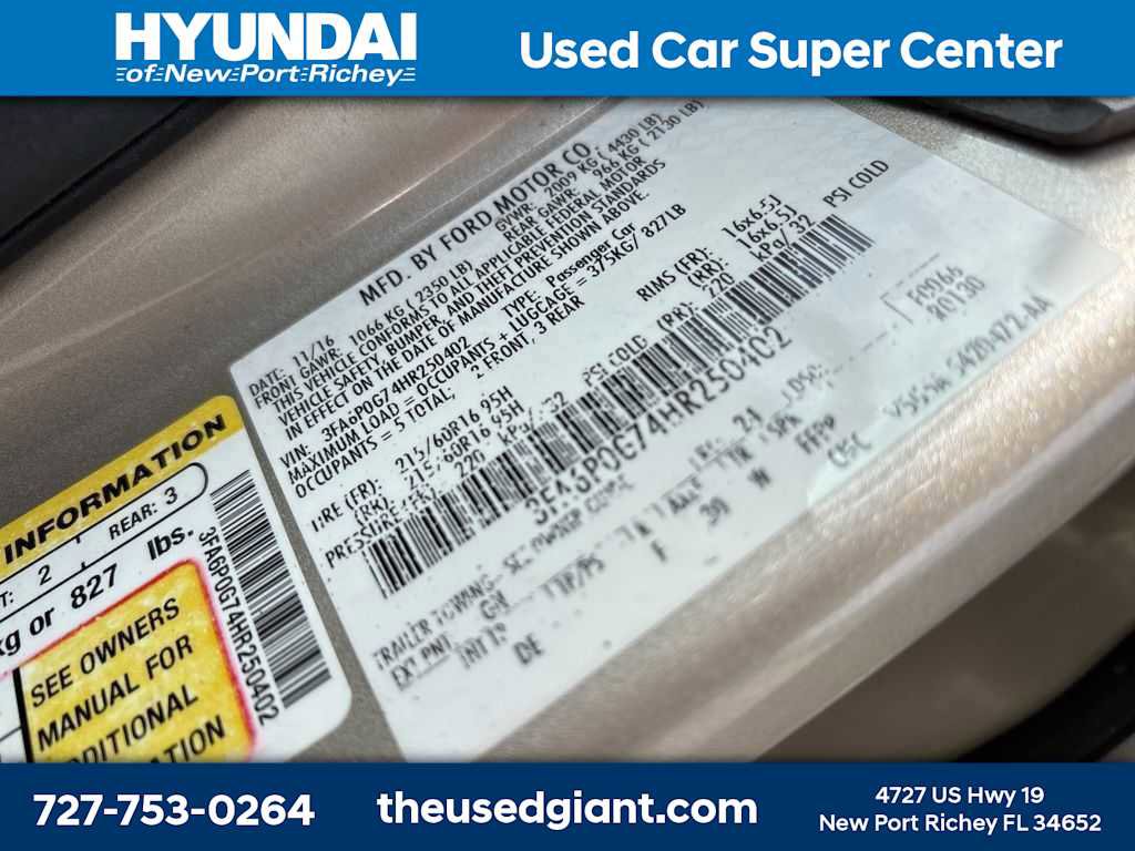 Used 2017 Ford Fusion S FWD image 7