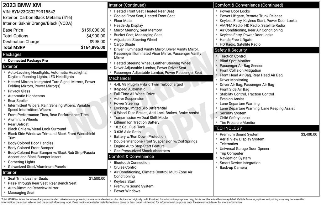Used 2023 BMW XM image 12