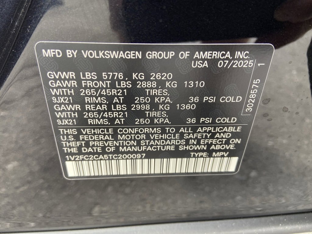 New 2026 Volkswagen Atlas Cross Sport SEL Premium R-Line image 11