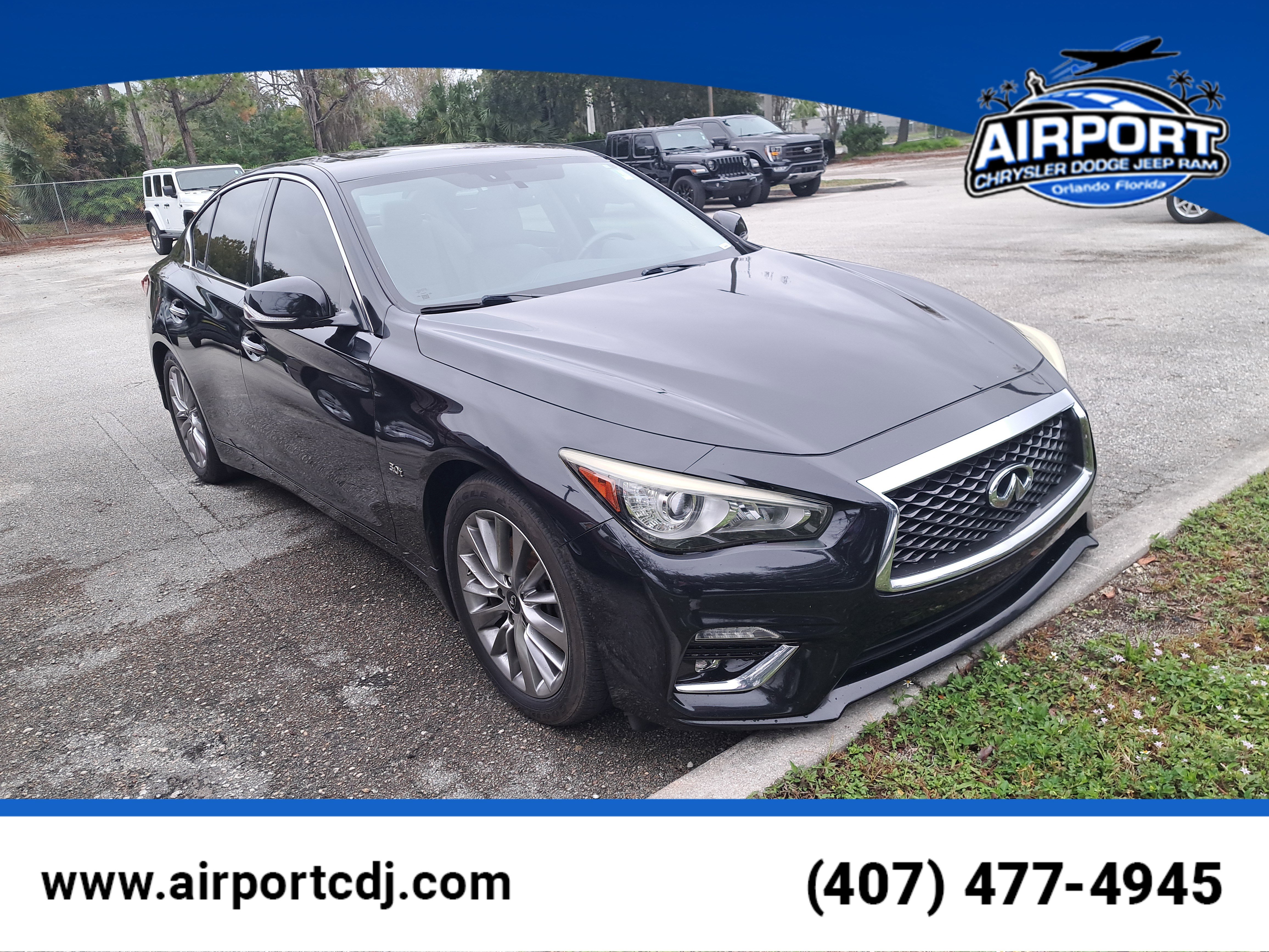 Used 2018 INFINITI Q50 Luxe w/ Essential Package (3.0T Luxe)