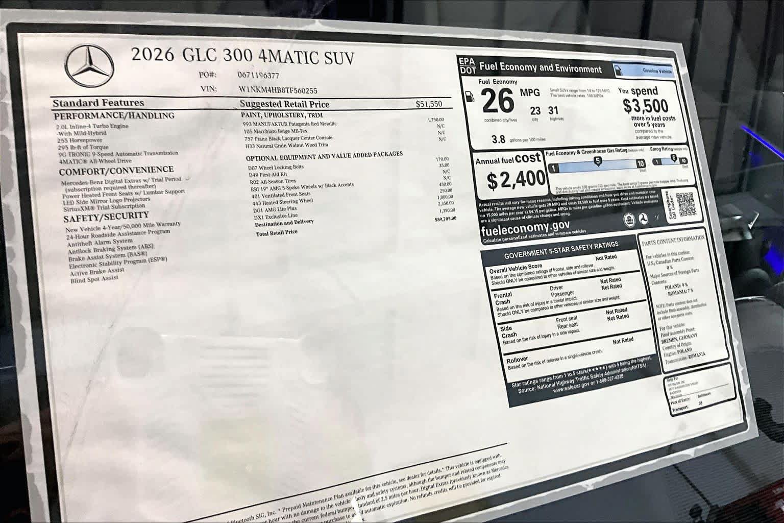 Certified 2026 Mercedes-Benz GLC 300 4MATIC image 19