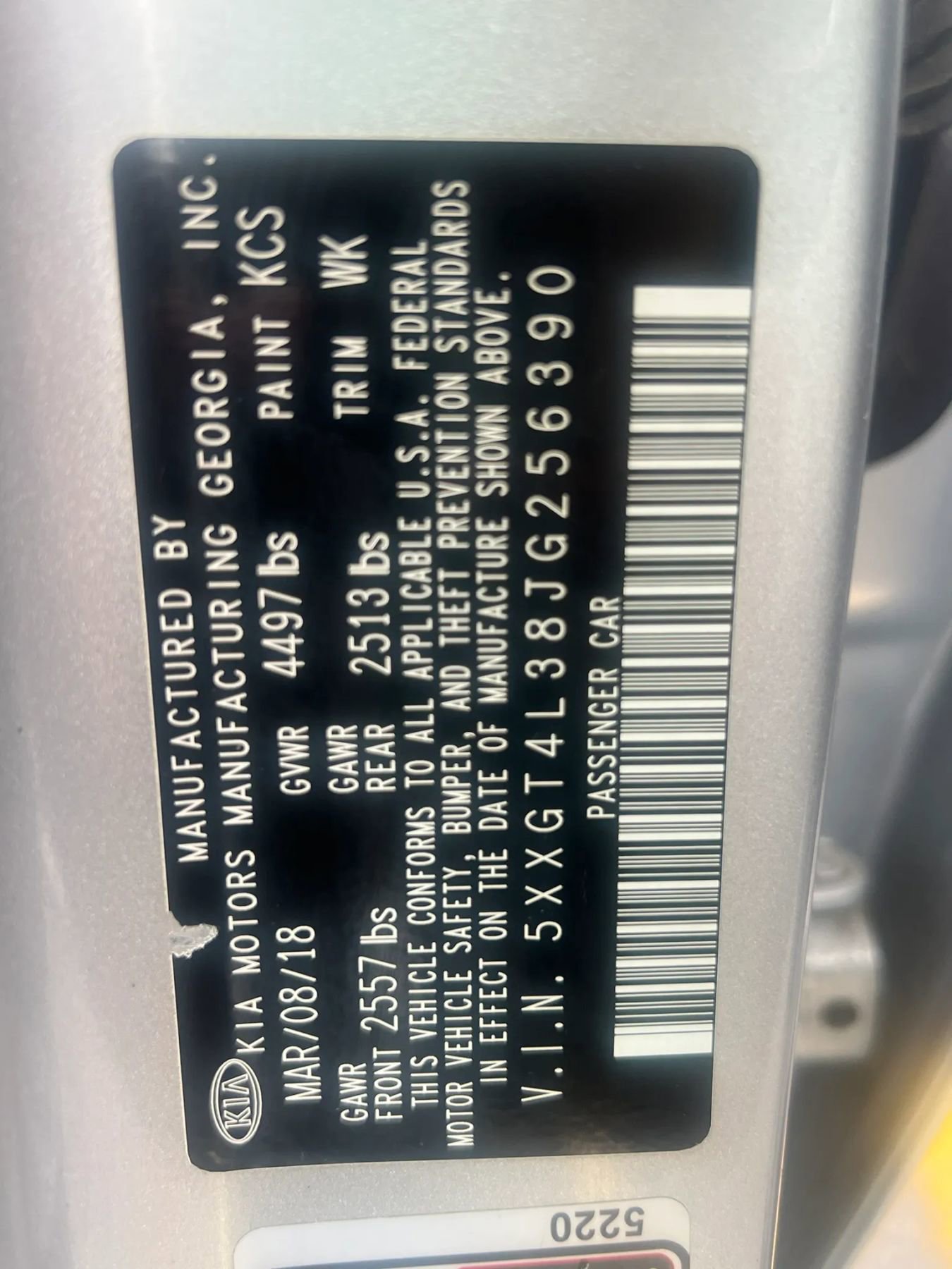 Used 2018 Kia Optima LX w/ 17" Alloy Wheels Package FWD image 31