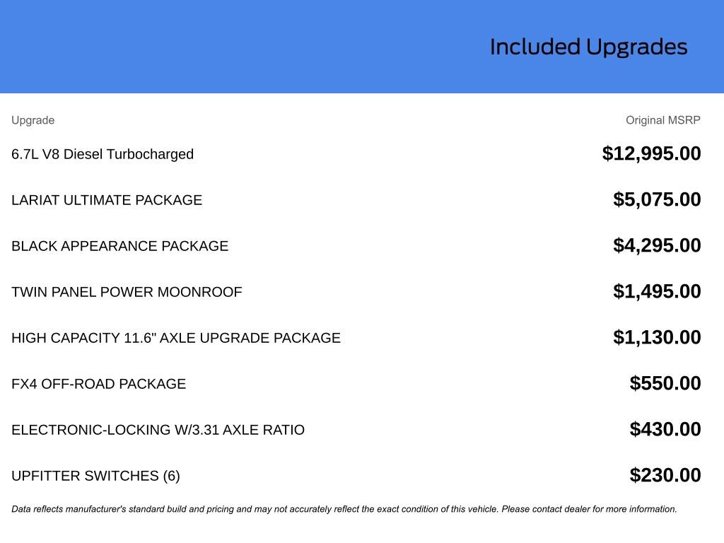 New 2025 Ford F250 Lariat w/ Lariat Ultimate Package image 7