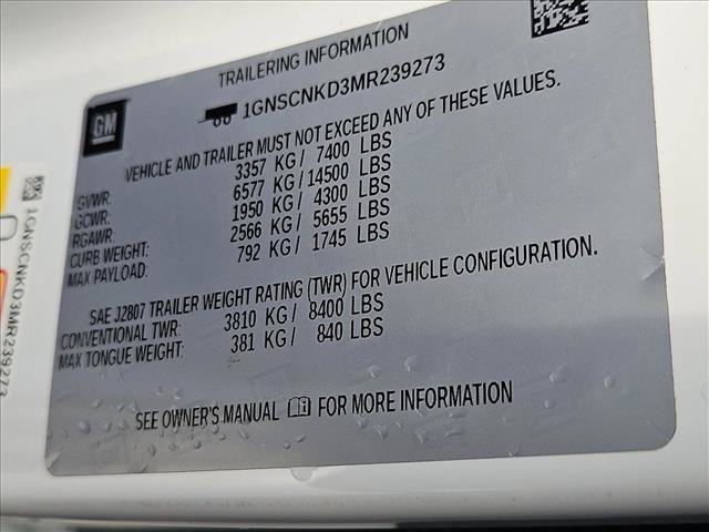 Used 2021 Chevrolet Tahoe LT w/ LT Signature Package RWD image 26