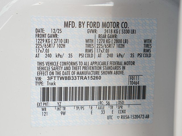 New 2026 Ford Maverick XL w/ Equipment Group 101A AWD/4WD image 38