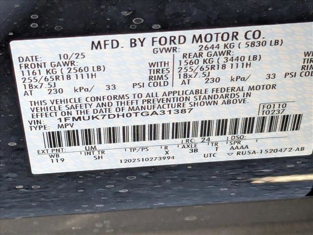 New 2026 Ford Explorer Active image 16