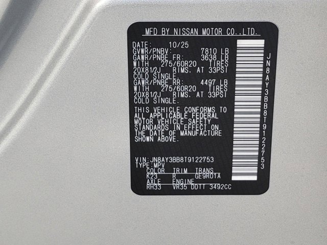 New 2026 Nissan Armada SL image 12