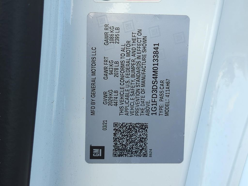 Used 2021 Chevrolet Camaro LT w/ LPO, Ground Effects Package image 21