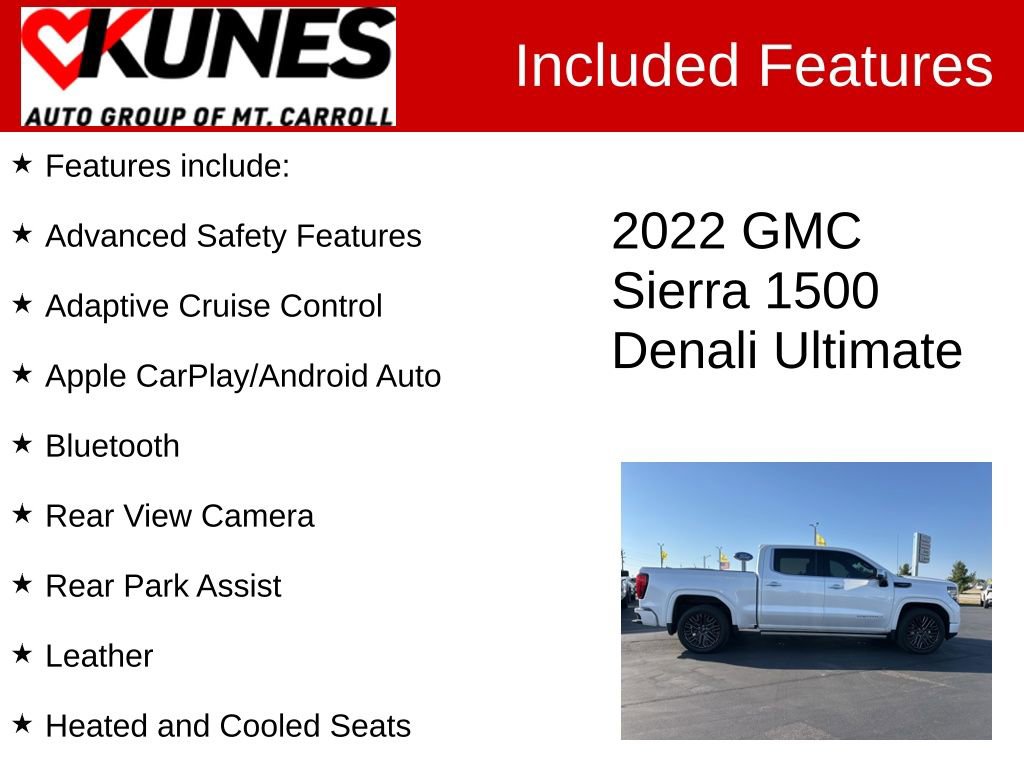 Used 2022 GMC Sierra 1500 Denali Ultimate image 3