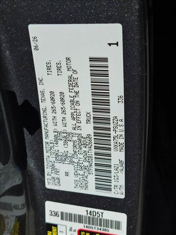 New 2026 Toyota Tundra Platinum AWD/4WD image 16