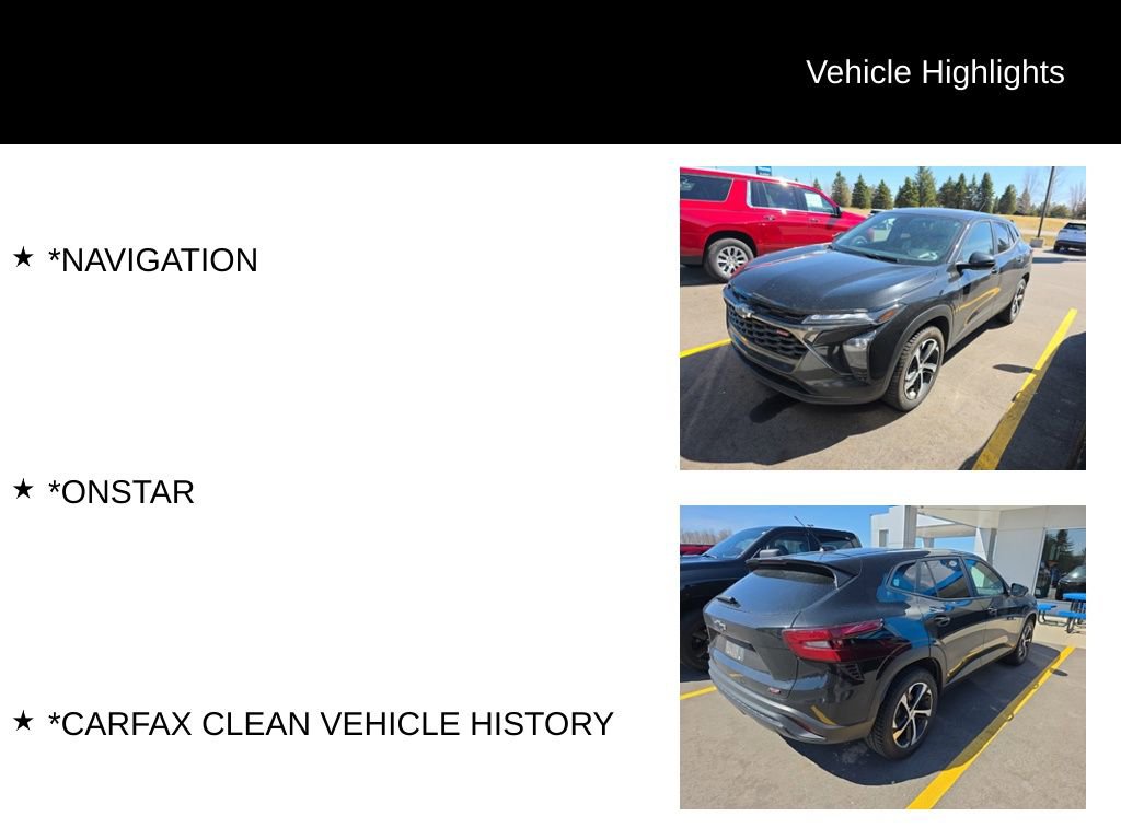 Used 2024 Chevrolet Trax RS w/ Sunroof Package FWD image 8