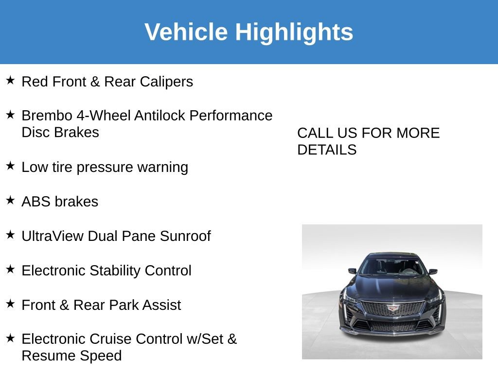 Used 2024 Cadillac CT5 V Blackwing w/ Carbon Fiber Package 2 RWD image 29