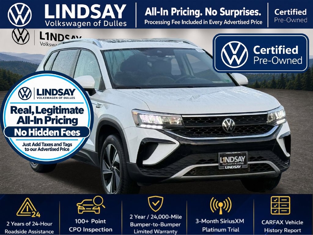 Certified 2023 Volkswagen Taos SE w/ Panoramic Sunroof Package