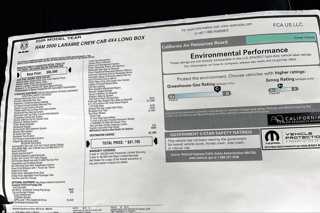 New 2026 RAM 3500 Laramie image 14