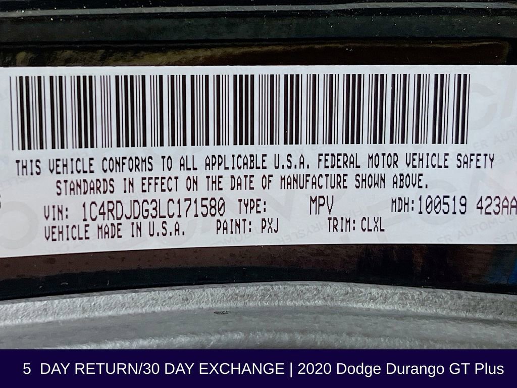 Used 2020 Dodge Durango GT AWD/4WD image 40