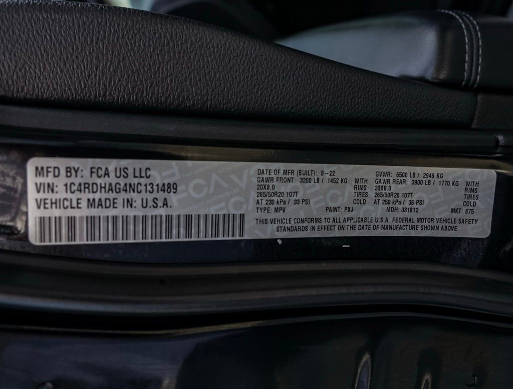 Used 2022 Dodge Durango SXT w/ Anodized Platinum Package image 42