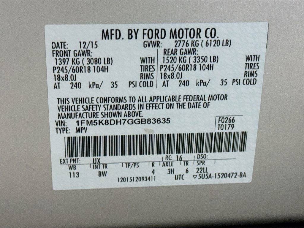 Used 2016 Ford Explorer XLT w/ Equipment Group 202A image 40