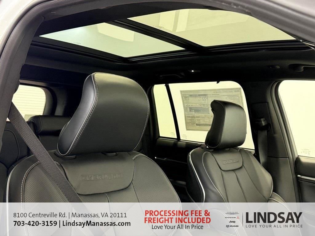 New 2025 Jeep Grand Cherokee Overland w/ Adv Protech Group III AWD/4WD image 12
