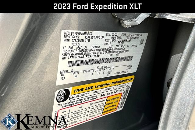 Used 2023 Ford Expedition XLT AWD/4WD image 23