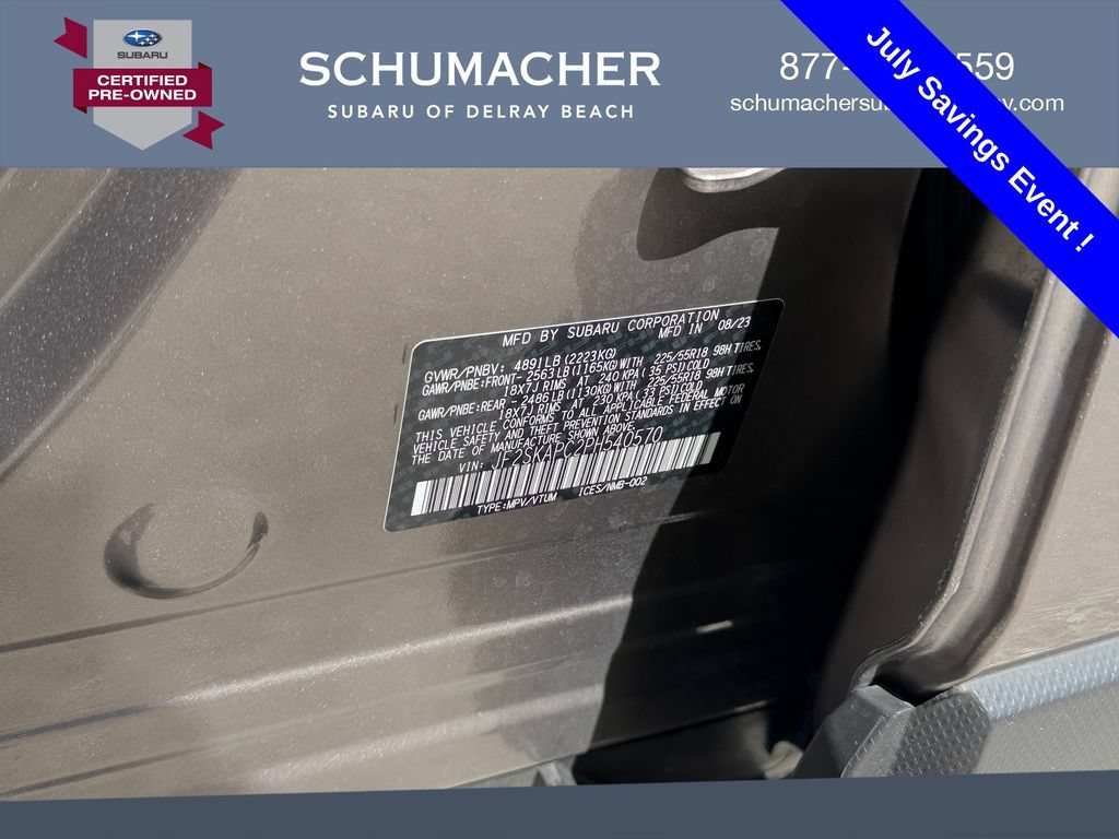 Certified 2023 Subaru Forester Limited AWD/4WD image 22