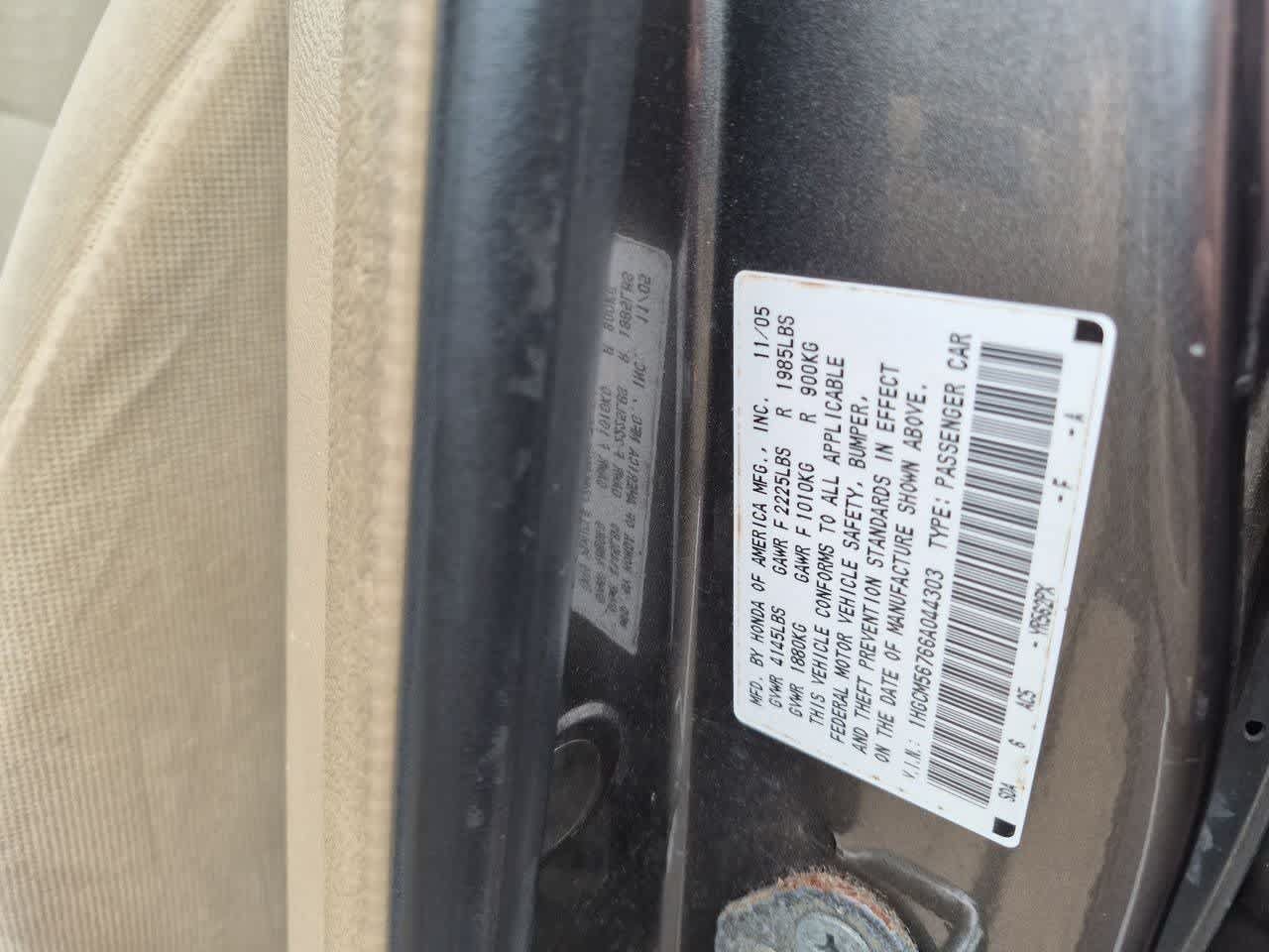 Used 2006 Honda Accord EX image 33
