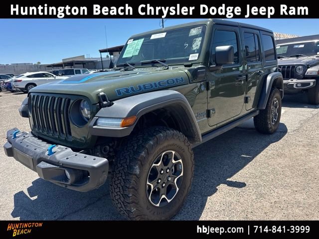Used 2023 Jeep Wrangler Unlimited Rubicon 4xe w/ Steel Bumper Group AWD/4WD video 1