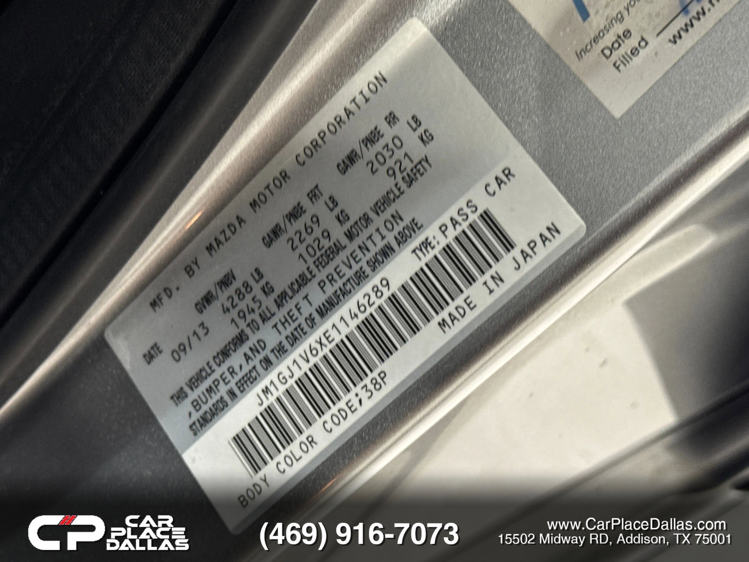 Used 2014 MAZDA MAZDA6 Touring image 44