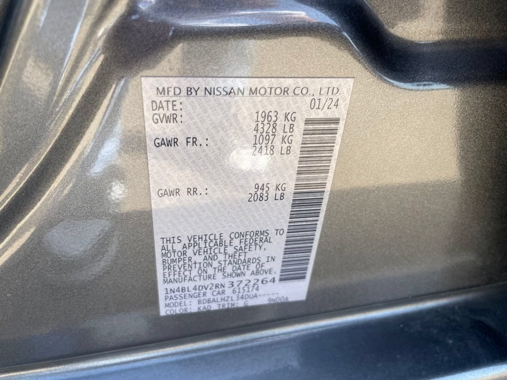 Used 2024 Nissan Altima 2.5 SV FWD image 28