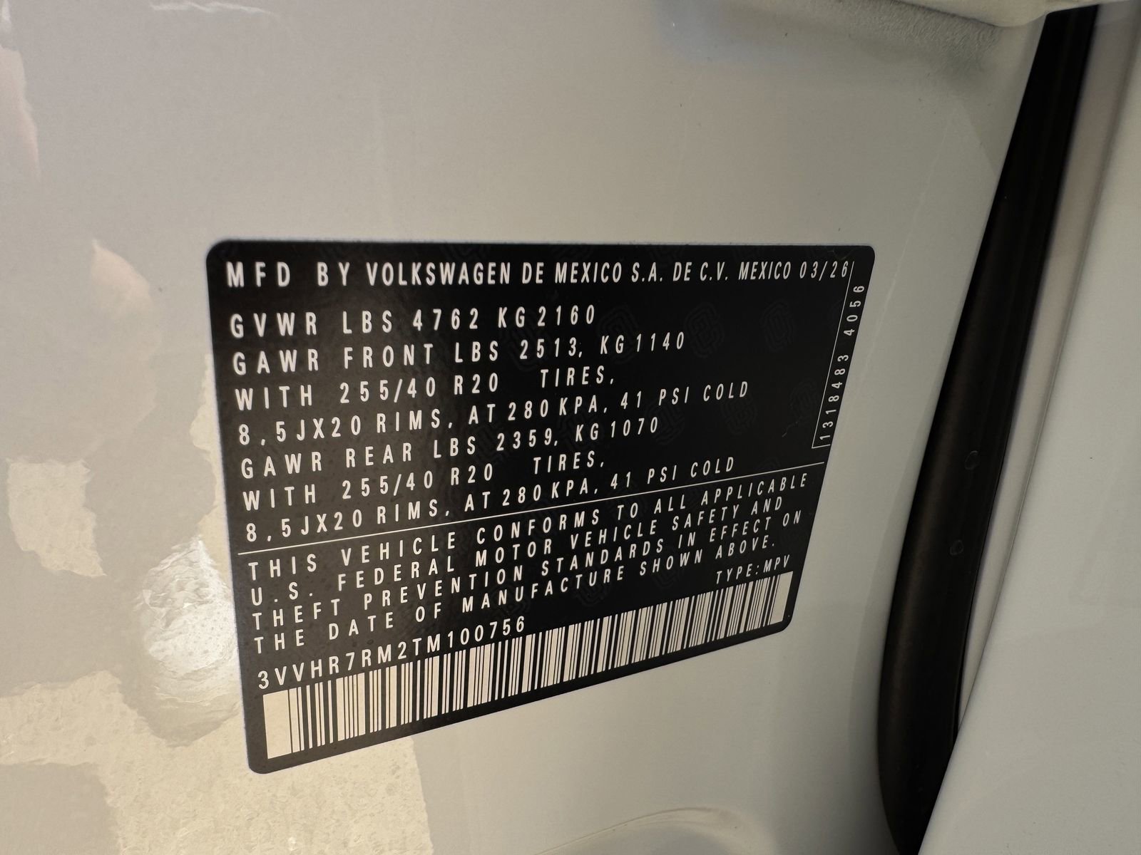 New 2026 Volkswagen Tiguan SE R-Line FWD image 29