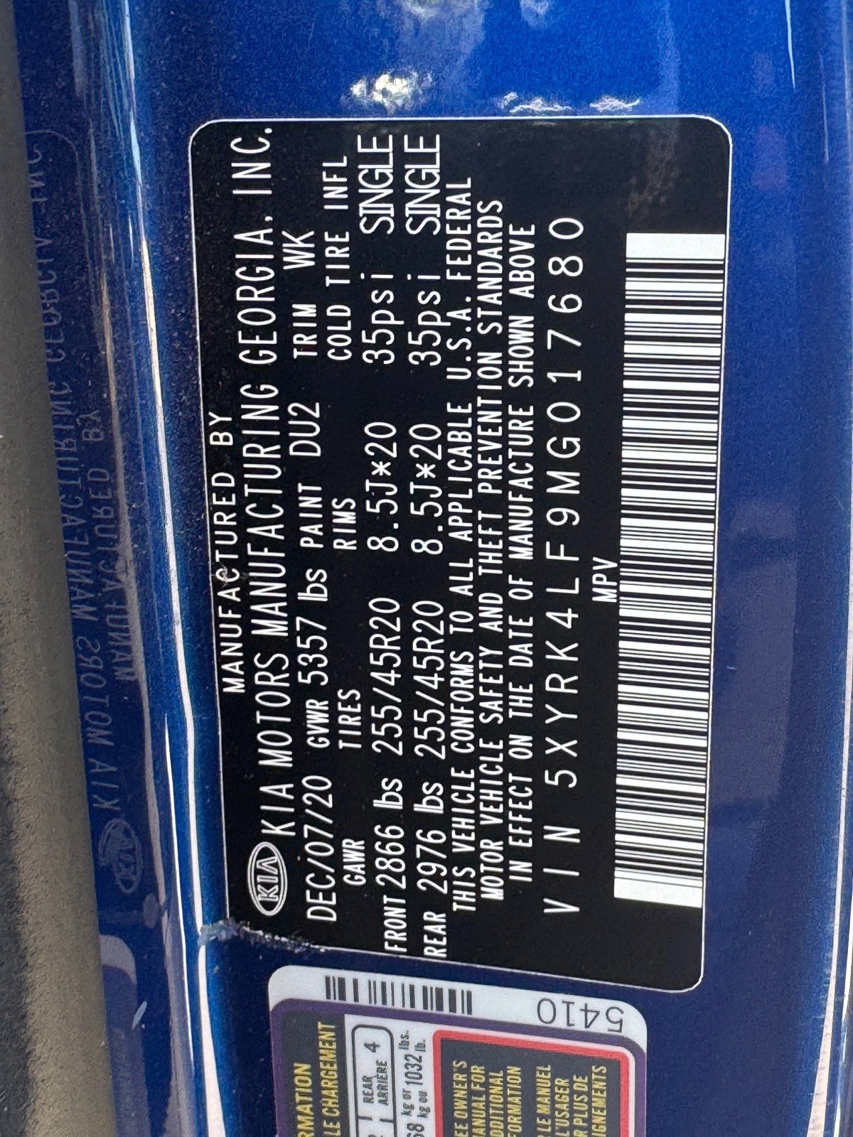 Used 2021 Kia Sorento SX image 7