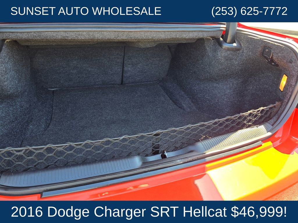Used 2016 Dodge Charger SRT Hellcat w/ Harman/Kardon Audio Group RWD image 27