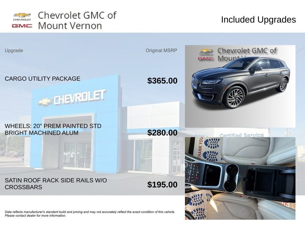 Used 2020 Lincoln Nautilus Reserve w/ Cargo Utility Package image 6