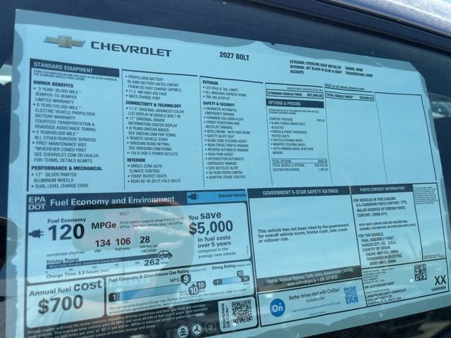 New 2027 Chevrolet Bolt LT w/ Comfort Package FWD image 34