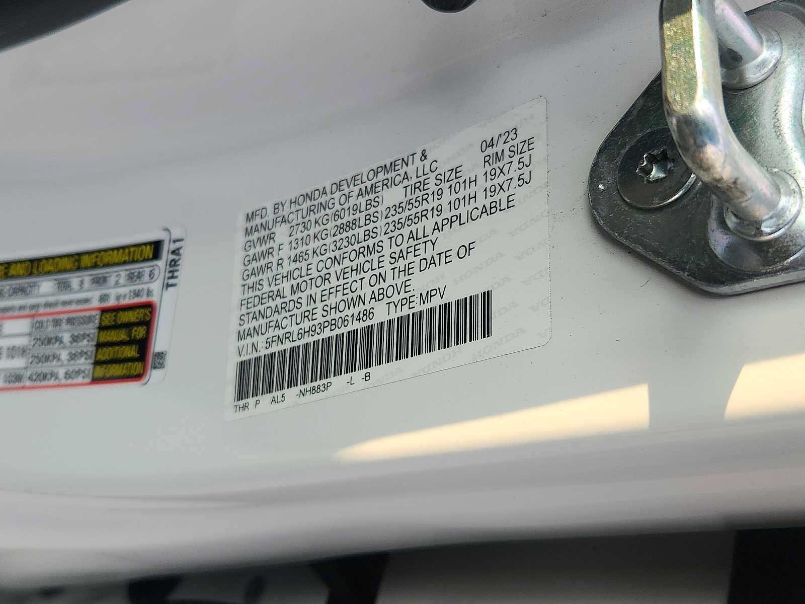 Certified 2023 Honda Odyssey Elite image 26