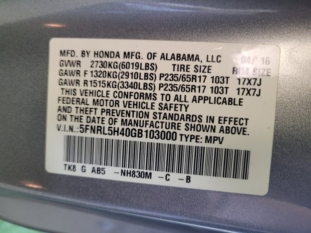Used 2016 Honda Odyssey EX image 33