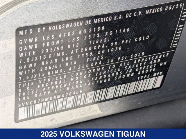 Certified 2025 Volkswagen Tiguan S FWD image 22