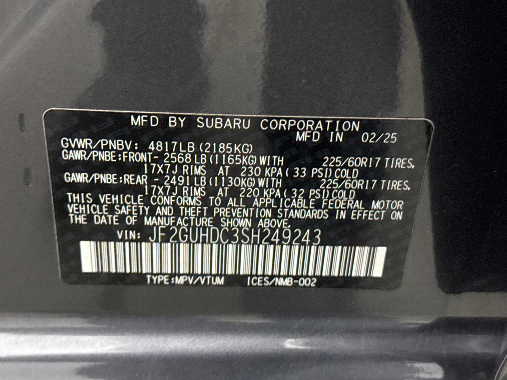 Used 2025 Subaru Crosstrek 2.0i Premium AWD/4WD image 23