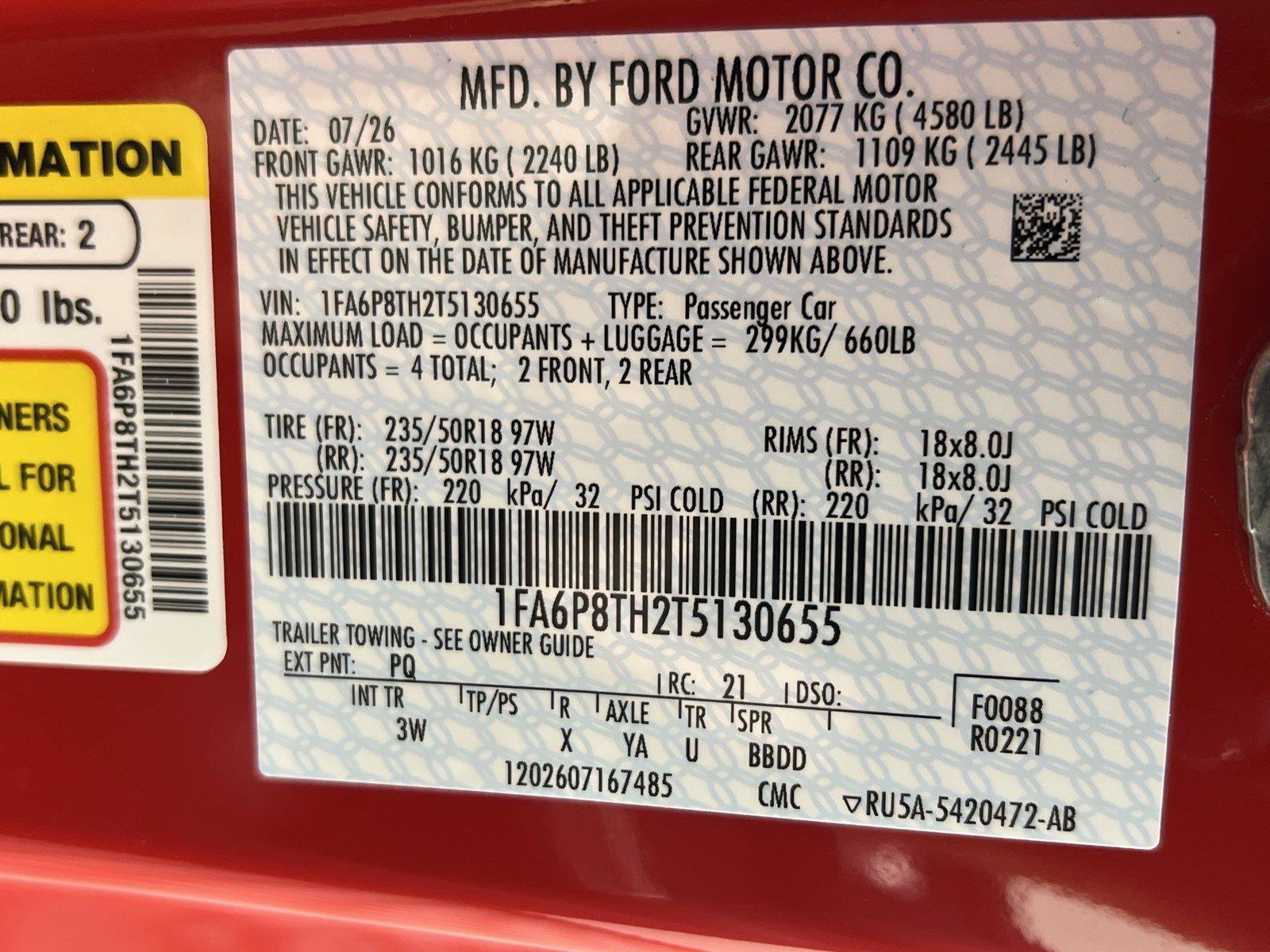 New 2026 Ford Mustang Premium RWD image 27
