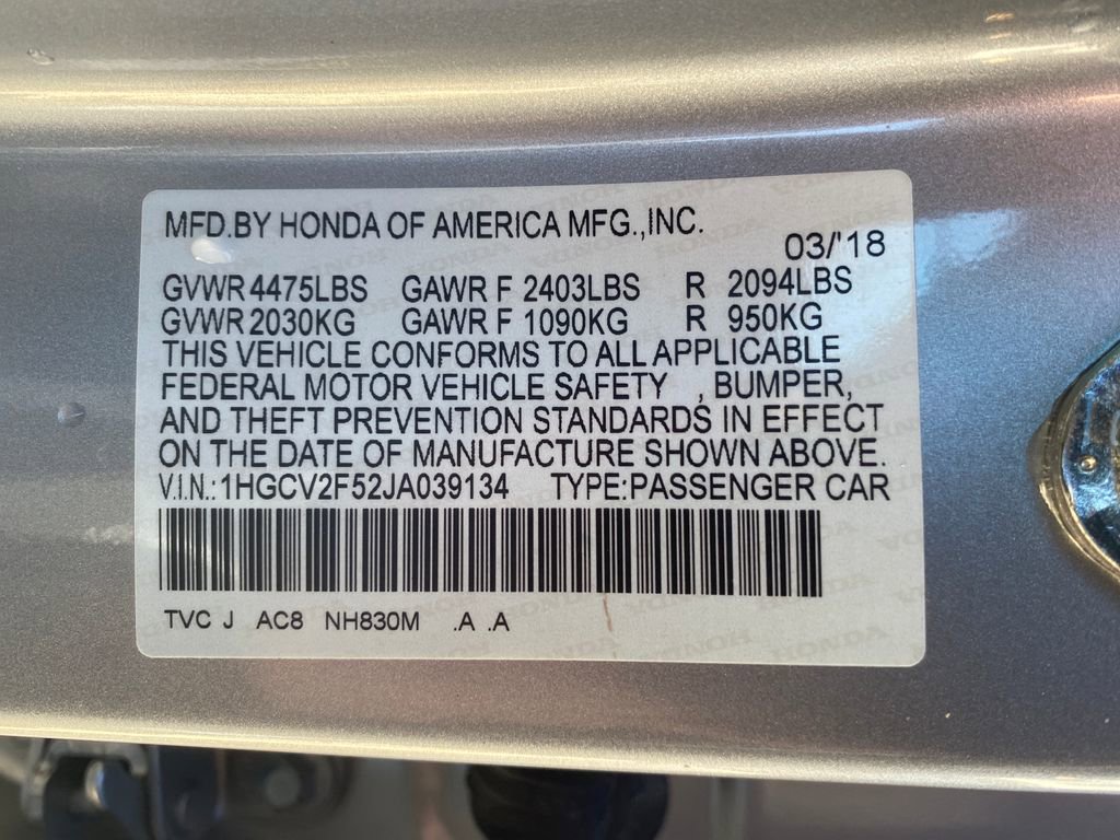 Used 2018 Honda Accord EX-L image 34