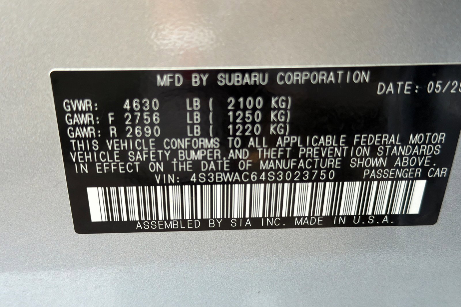 Used 2025 Subaru Legacy Premium AWD/4WD image 27