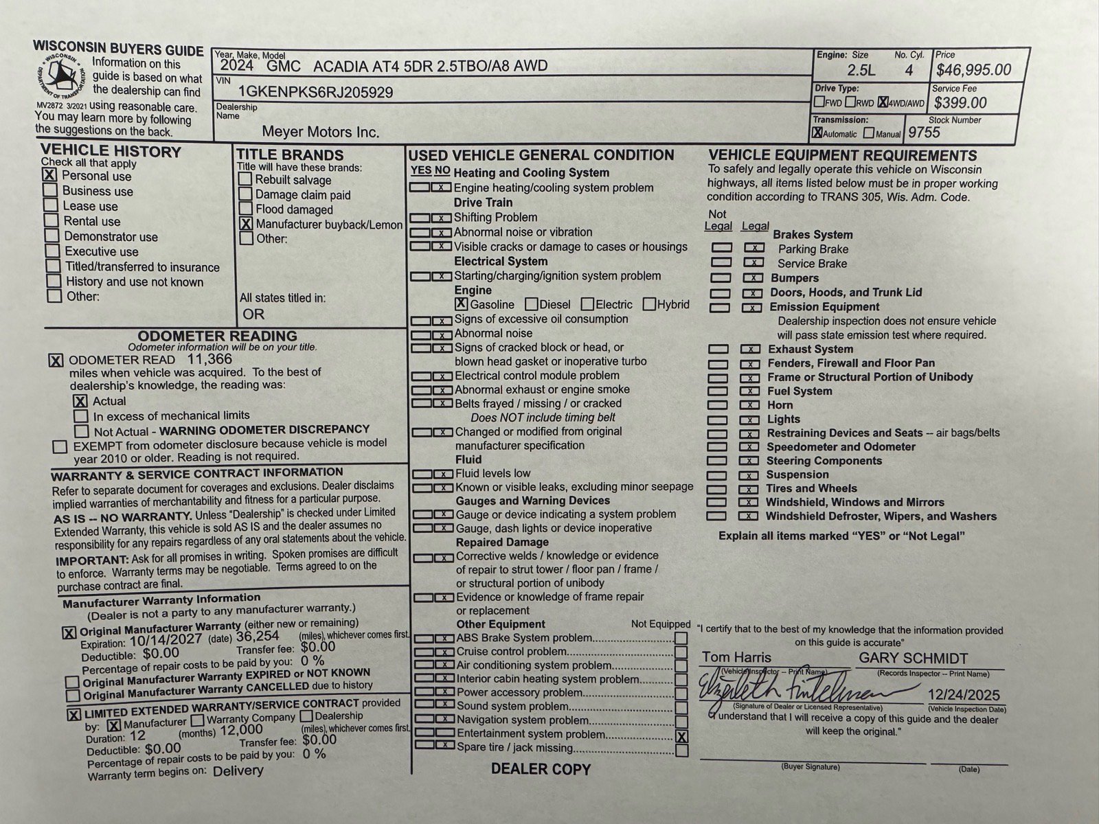 Used 2024 GMC Acadia AT4 w/ Luxury Package image 27