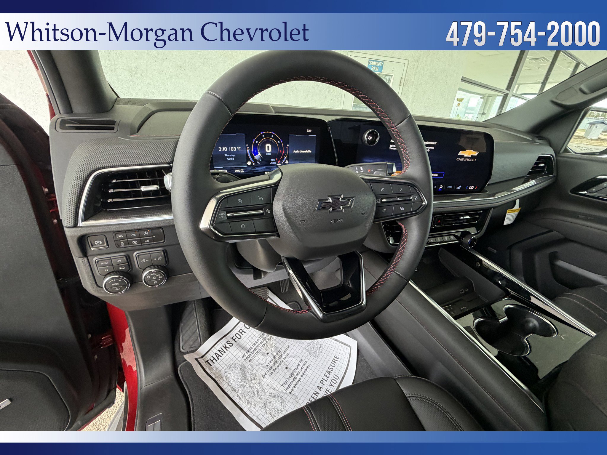 New 2026 Chevrolet Tahoe RST w/ RST Capability Package image 10