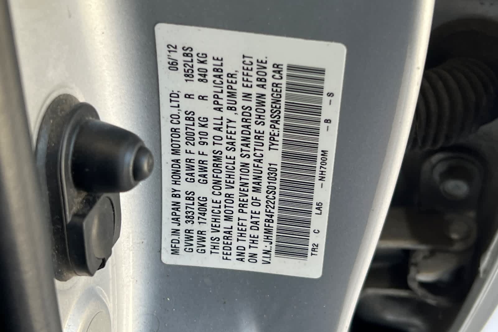 Used 2012 Honda Civic Hybrid Sedan image 30