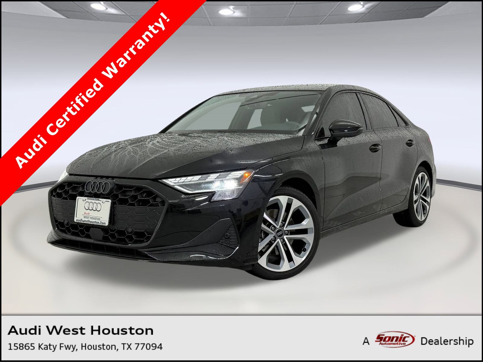 Certified 2025 Audi A3 2.0T Premium w/ Black Optic Package