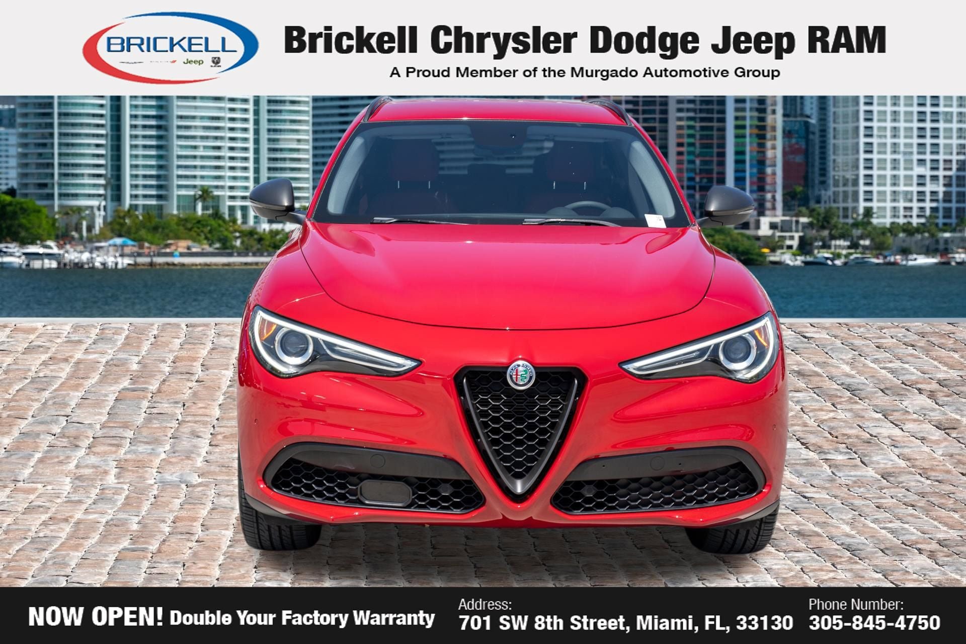 Used 2019 Alfa Romeo Stelvio Sport w/ Quick Order Package 22K Sport RWD image 2