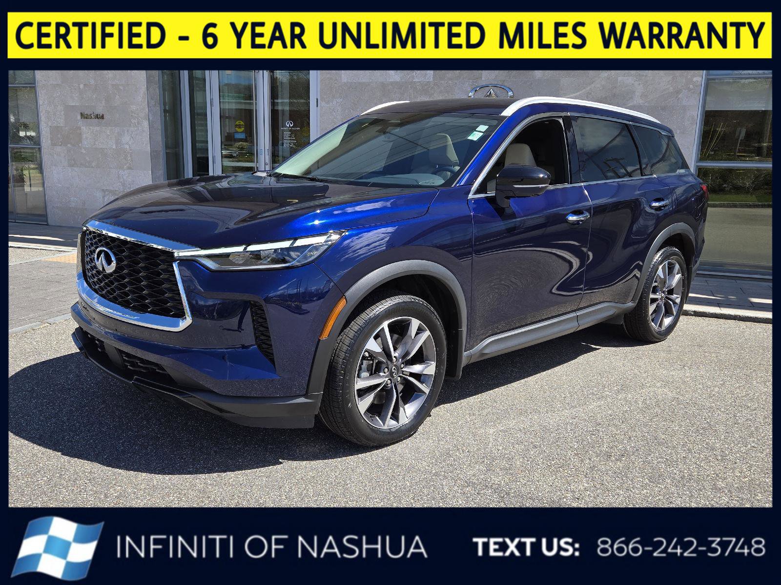 Certified 2023 INFINITI QX60 Luxe w/ Cargo Package AWD/4WD image 2