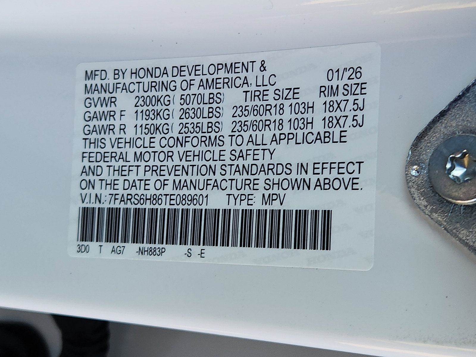 New 2026 Honda CR-V Sport-L image 17