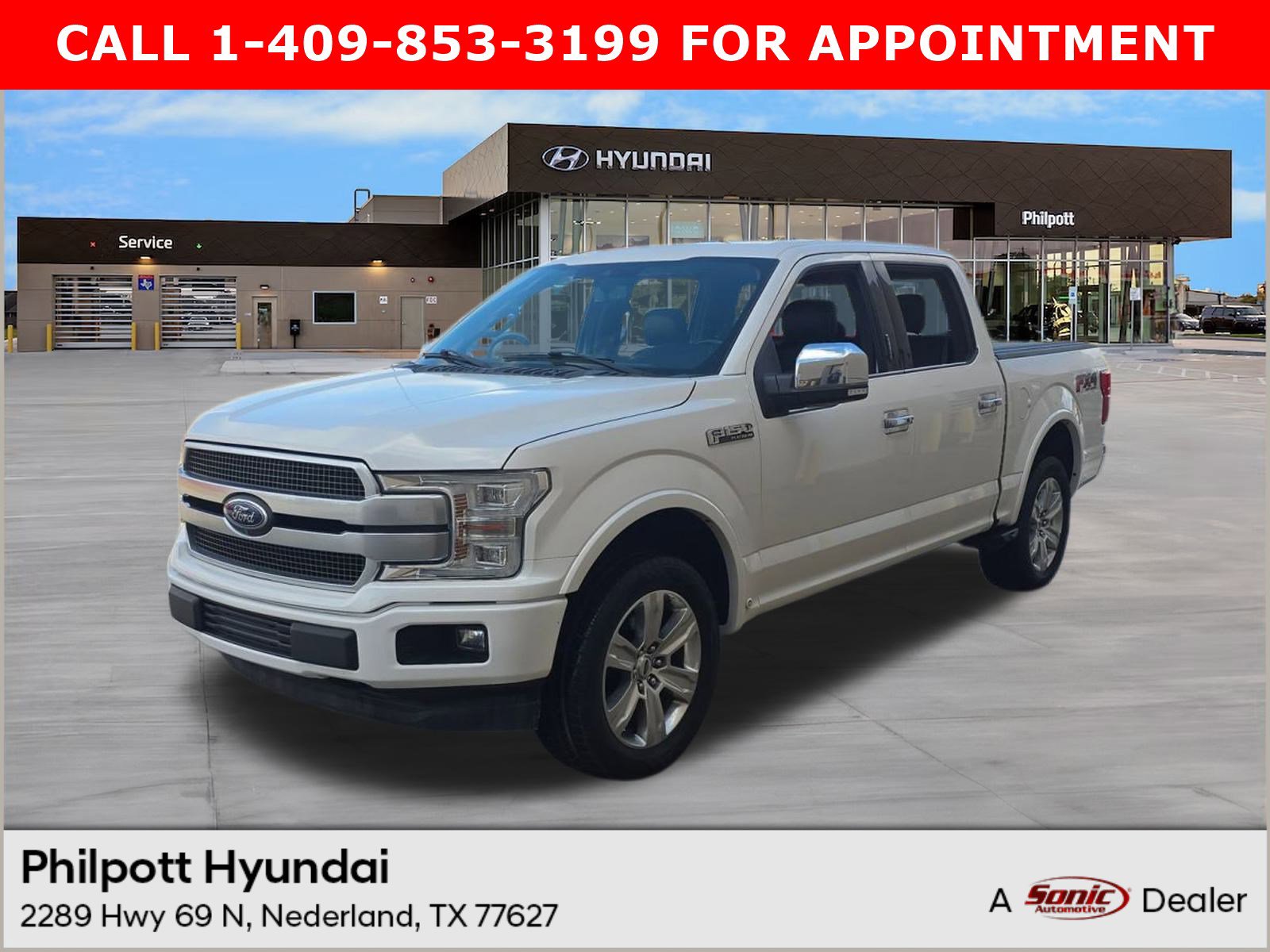 Used 2018 Ford F150 Platinum w/ Equipment Group 701A Luxury image 1