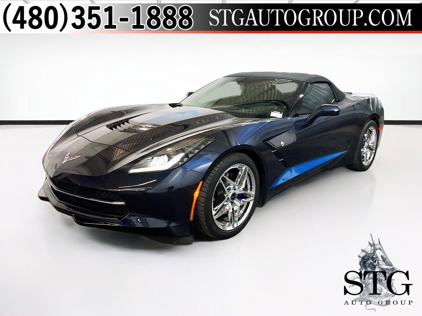 Used 2014 Chevrolet Corvette Stingray Convertible w/ 3LT Preferred Equipment Group image 1